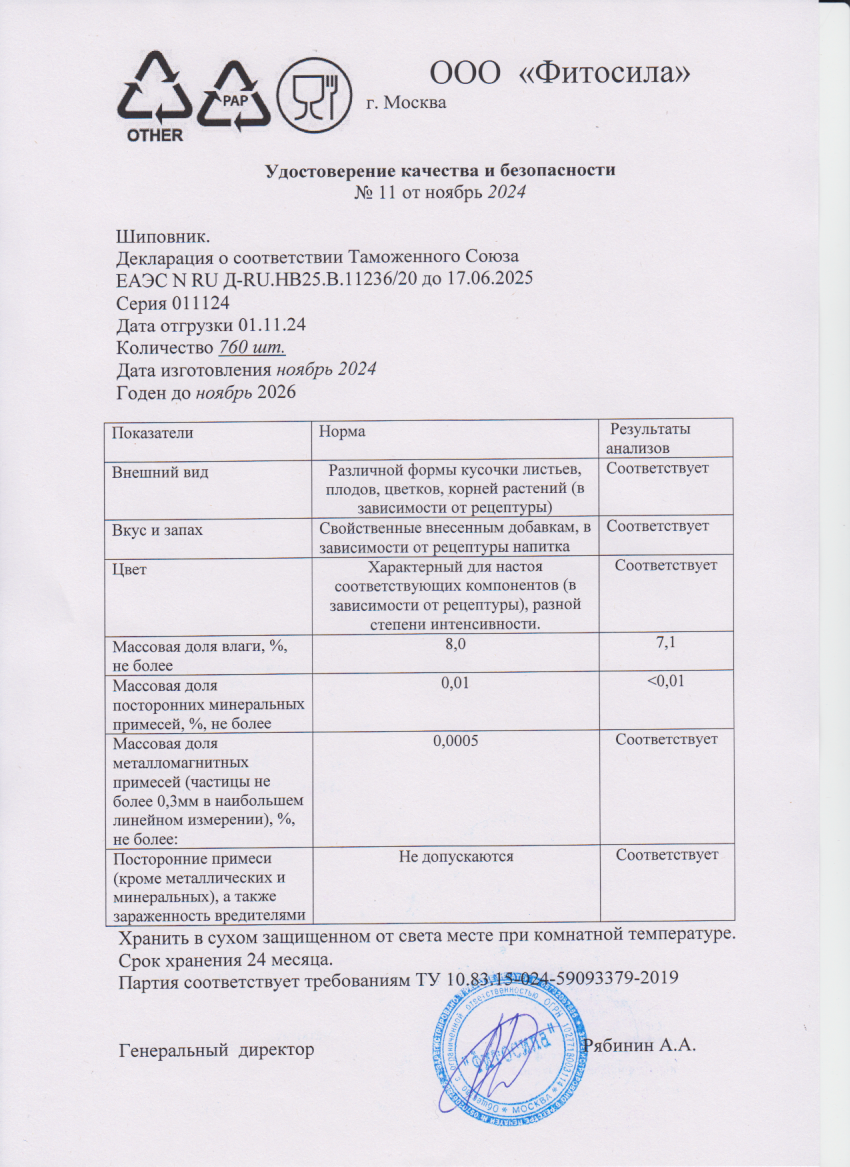 Паспорт №011124